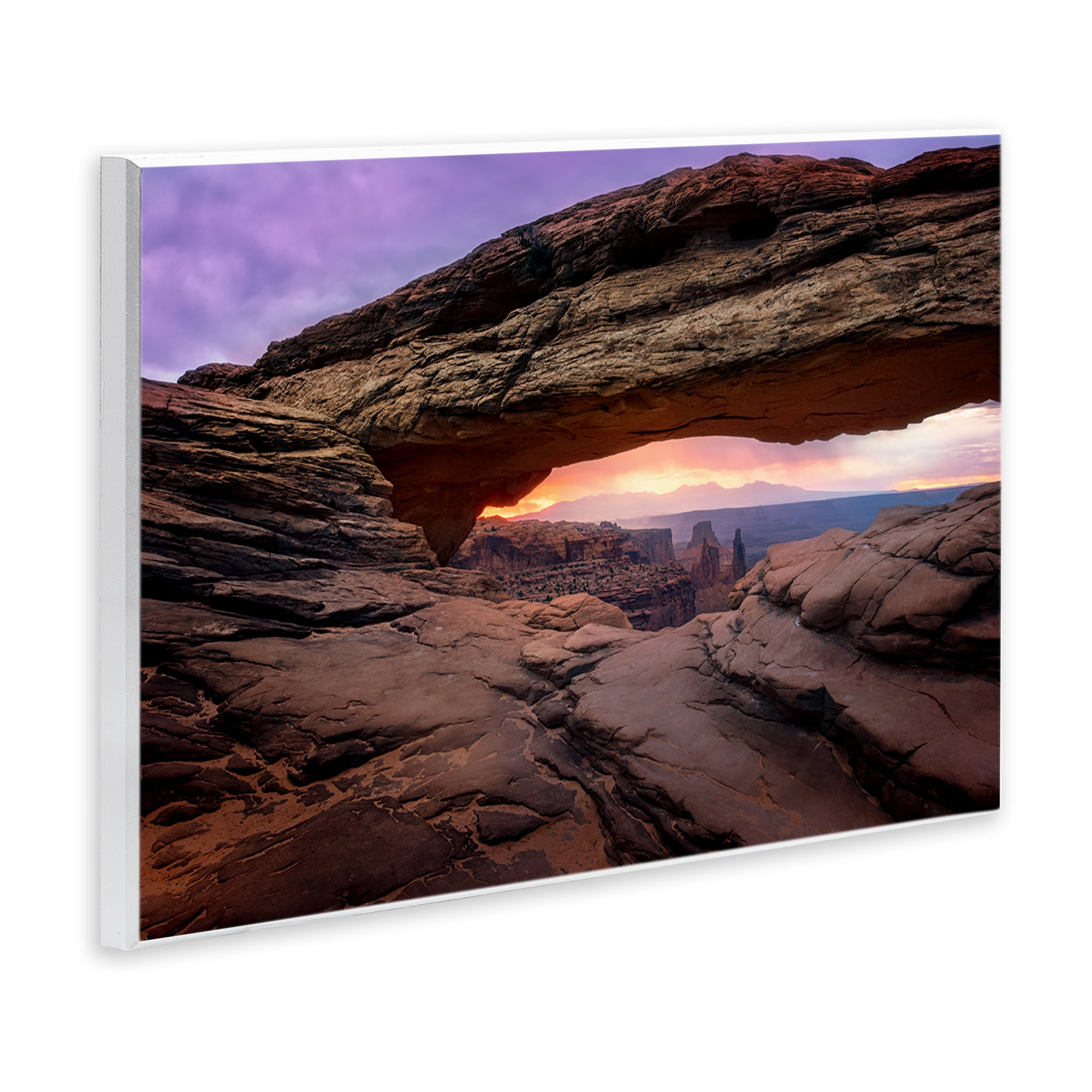 Stupell Industries Natural Canyon Rock Arch Landscape & Nature Photography Unframed Art Print Wall Art, 15 x 10