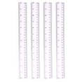 thumbnail image 1 of Règle 30cm Multipack Règle Claire Règle en Plastique 12 Po Règle Résistante aux Éclats Règle Métrique Incassable Règle Droite Transparente Outil de Mesure, 1 of 7