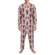 thumbnail image 3 of Balery Red Lobster With Claws Pijama para Hombre de Dos Piezas con Manga Larga, Conjunto de Dormir y Descanso Suave con Bolsillos-Medium, 3 of 7