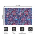 thumbnail image 5 of Blue Pioneer Flower and Paisley Pattern Door Rugs,Washable Non Slip Door Mats Indoor,Decorative Door Mats,Entry Mat Indoor for Entrance,Bedroom,Kitchen,Bathroom,20"x32", 5 of 6