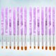 thumbnail image 1 of unbranded 14Ud Pinceles Para Nail Art Con Punta Redonda Para Francesas Y 3D, 1 of 8