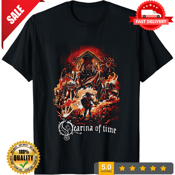 Ocarina of Time T-Shirt Gamer Shirt Heavy Metal Shirts Video game Shirt, NEW TRENDING ITEM-TH82706