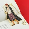 thumbnail image 4 of Anime One Piece Stainless Steel Bookmark for Men Women Students Teachers Study Reading Book Tools Gifts Surprise for Anime Fans,Shanks, 4 of 9