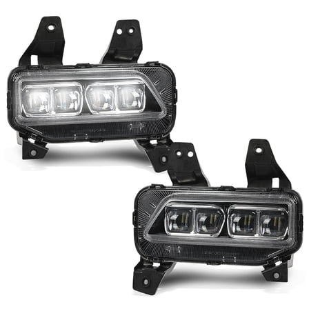 Front LED Driving Lamp Fog Light Kit Left & Right Fit For 2020-2022 Kia Telluride