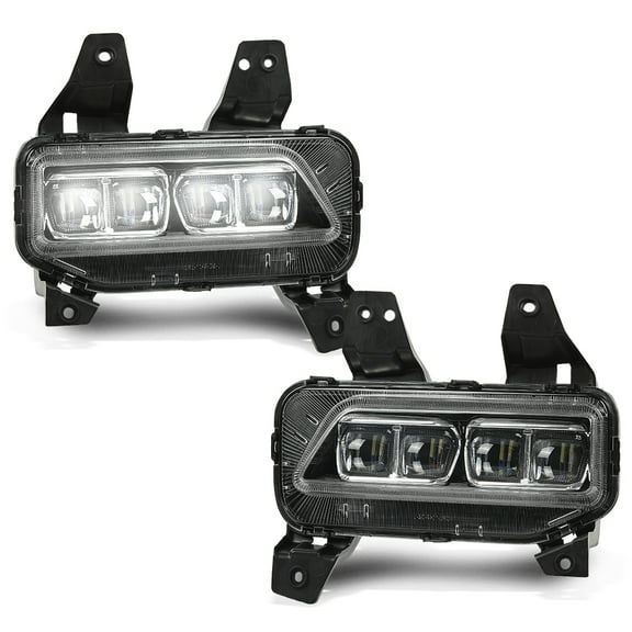 Front LED Driving Lamp Fog Light Kit Left & Right Fit For 2020-2022 Kia Telluride