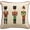 White, variant on Fennco Styles Embroidered Sequin Nutcracker Velvet Filled Throw Pillow 18" W x 18" L - Green Festive Cushion for Home, Christmas, Winter Holidays Décor, and Special Occasions