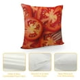 thumbnail image 4 of GOSMITH  Tomato Pattern Throw Pillow Cover Decor Novelty Realistic Food Pillowcases Fruit Print Pillow Case Square Cushion Covers for Couch Living Room Home Sofa Bedroom Office, 4 of 5