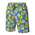 thumbnail image 5 of Naloa Lovely Duck Men's Beach Shorts, Surfing shorts, Swim trunks, Quick Dry Swim Trunks for Surfing Beach Fun - XX-Large, 5 of 9