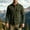 Army Green, variant on Men's Lapel Collar Cargo Shacket Button Down Dual Chest Patch Pocket Casual Work Outerwear for Daily Street Ranch Camping Outfits White S