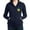 Navy, variant on CafePress - Stand With Ukraine Sweatshirt - Women's Zip Hoodie
