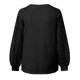 thumbnail image 4 of Moda mujer cuello en V ahueca hacia fuera la camiseta de manga larga otoño blusa sólida Tops Fridja FKASFK4400, 4 of 5