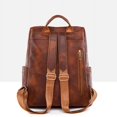 thumbnail image 5 of Bolsos de estilo sencillo para mujer, bolsos de moda para mujer, de cuero de color sólido, de gran capacidad, con doble cremallera, diseño ligero y lujoso, nuevos bolsos, 5 of 5