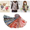 thumbnail image 3 of 40 Pieces 20inch/40inch Japanese Style Floral Pattern Fabric Strips Bundle Wrapping Sewing Craft Fabric Artcrafts Patchwork 6.5x50cm, 3 of 8