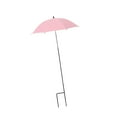 thumbnail image 1 of Sombrilla para plantas, sombrilla de jardín, 23,6 pulgadas, resistente, decoración para exteriores, versátil, ajustable, para plantas en maceta. rosa, 1 of 8