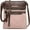 Coffee Pink, variant on Lightweight Crossbody Bags for Women Shoulder Bag Purse Vegan Leather Soft Travel Handbag with Multi Pockets