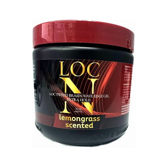 Loc N Twist Braid Edge Gel Extra Hold Lemongrass 16oz