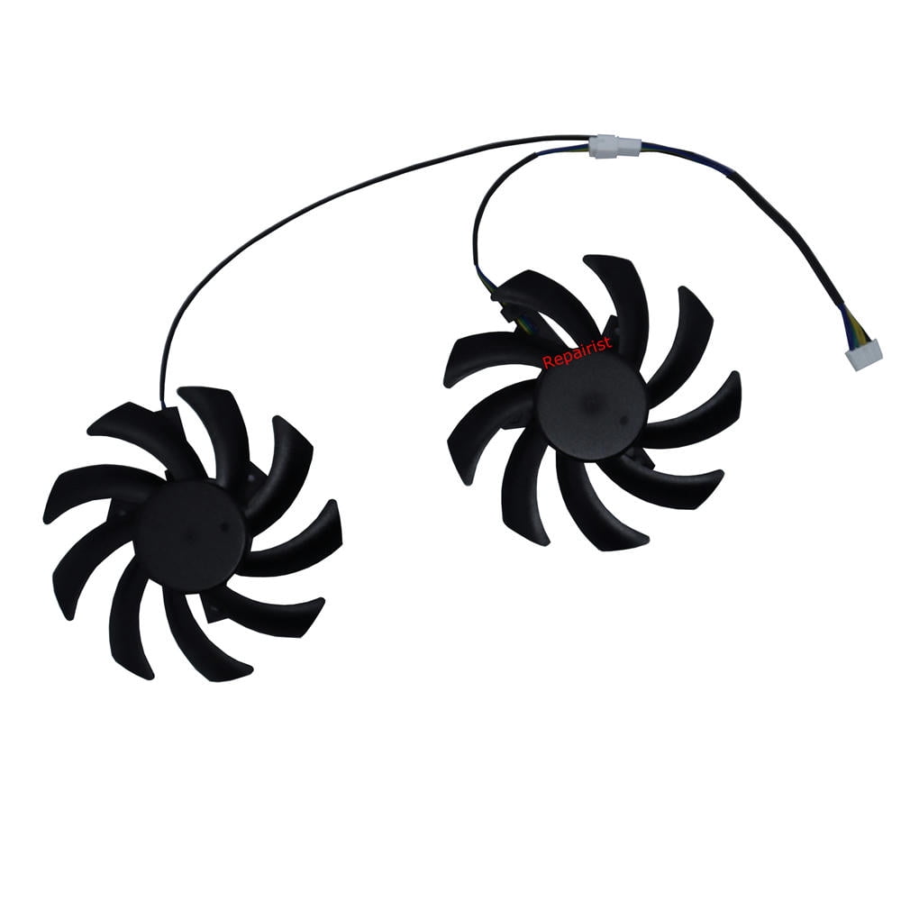 2Pcs/Set GPU Video Fan,VGA Cooler,T129215SU,For RD-RX 5600 XT RX5700 RX 5700 XT Graphics Cards
