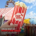 thumbnail image 5 of 1 oz Paper Popcorn Bags Bulk (100 Pack) Small Red & White Pop-corn Bag Disposable for Carnival Themed Party, Movie Night, Halloween, Popcorn Machine Accessories & Supplies, Individual Servings, 5 of 7