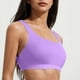 thumbnail image 4 of Mujeres Bikini de Corte Alto sin Mangas Sólido Empuje-Arriba Traje de Baño Acolchado, Traje de Baño Retro Sexy para la Piscina Y la Playa, 4 of 9