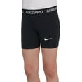 thumbnail image 3 of Nike Pro Girls' 4'' Shorts, 3 of 4