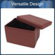 thumbnail image 4 of Bote de basura para automóvil Unique Bargains 1 Pc Bolsa de basura Bote de basura para el asiento del medio Cuero sintético rojo 1 Pcs (L), 4 of 6