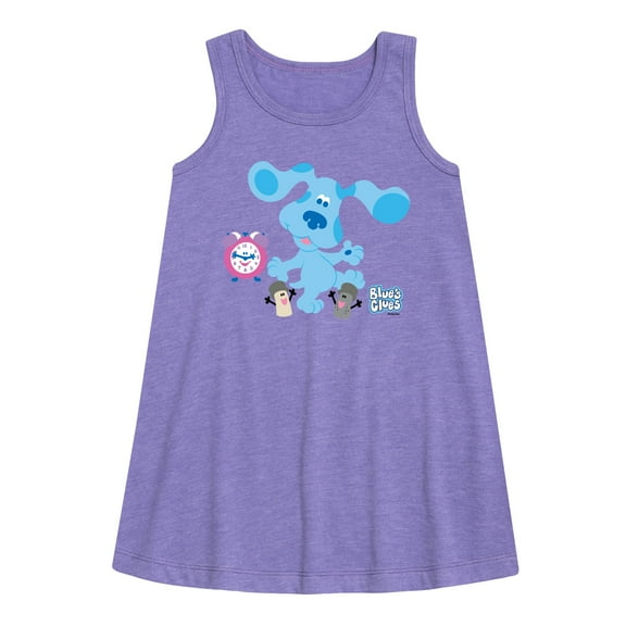 Blue's Clues & You! - Blue Clues Crew - Toddler and Youth Girls A-line Dress