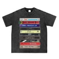 thumbnail image 1 of Camiseta Bellelement Vintage de los 90 con cinta cassette R&B unisex, 1 of 7