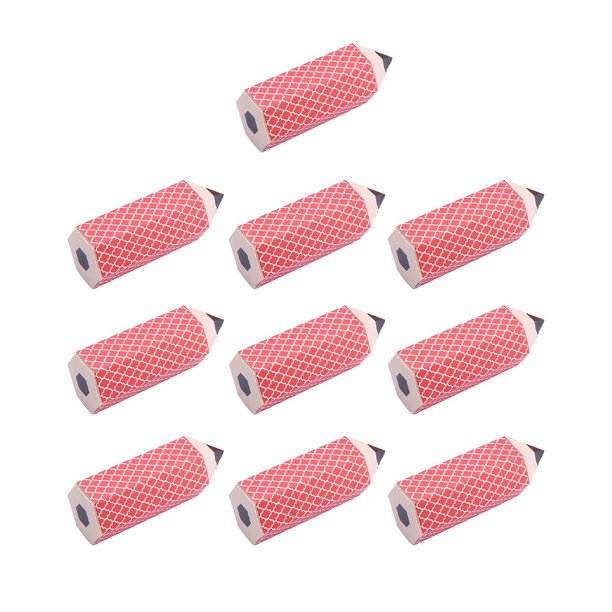 Billuyoard 10 piezas Pencilcase Candy Box Party Favor Cajas de regalo Cookie Pie Chocolate Packaging Caja de almacenamiento Ceremonia de Kits de decoración para fiestas Tipo 1
