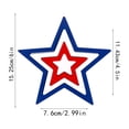 thumbnail image 5 of 4th of July Wooden Five-Point Star Desktop Decor Set, Patriotic Independence Day Centerpiece for Home Bookshelves and Mantels,July 4th Decorations, 5 of 5