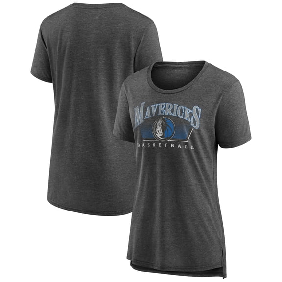Women's Gray Dallas Mavericks Selection Tri-Blend T-Shirt