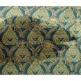 thumbnail image 4 of oneOone Viscose Chiffon Fabric Damask & Floral Block Printed Fabric 1 Yard 42 Inch Wide, 4 of 4