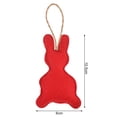 thumbnail image 6 of Tnobhg Happy Easter Bunny Hanging Decoration Mini Cute Colorful Nonwoven Fabric Rabbit Carrot Festival Ornament Pendant Holiday Gifts, 6 of 8
