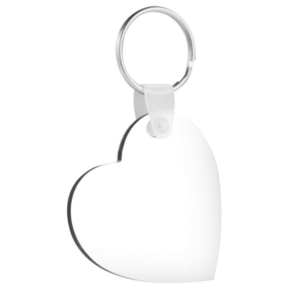 35PCS Heart Blank Board Keyring Keychain Printing Keyrings DIY Sublimation Key Chains Accessories(Double Sided)