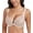 Beige#421, variant on Exerin Racerback Full Figure Underwire Women's Front Close Bra Plus Size Seamless Unlined Bra(Black,34DD)