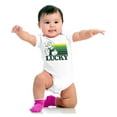 thumbnail image 4 of Popeye The Sailor Man Lucky St Paddys Romper Boys or Girls Infant Baby Brisco Brands 18M, 4 of 7
