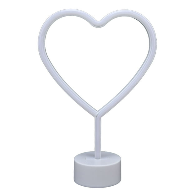 Lámpara estética luz decorativa en forma de corazón luz de neón LED lámpara de neón para el hogar dormitorio boda fiesta de cumpleaños ANGGREK Otros