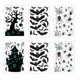 thumbnail image 1 of 6 piezas de murciélagos de Halloween, árbol marchito, papel pintado para ventanas, diseño para fiestas, pegatinas decorativas para paredes, 1 of 7