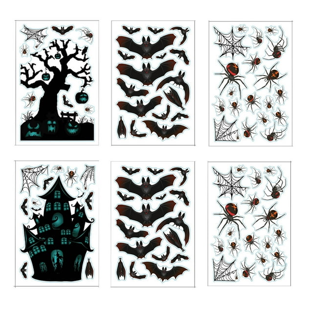 Binwennn Mobile Phone Number Sign Sticker Cool Baby Month Stickers Girl Wall Sticker Bat Paper Window Sticker Window Glass Decoration