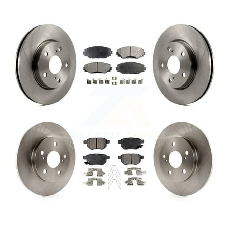 Transit Auto Front Rear Disc Brake Rotors and Ceramic Pads Kit for Car 2008-2015 Scion xB K8T-101377