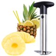 thumbnail image 1 of Descorazonador De Piña De Acero Inoxidable Con Un Libro Electrónico De Recetas Que Incluye Un Año De Garantía - Herramienta Para Quitar Núcleos Con Mango Desmontable - Cortador De Piña De Frutas Rápid, 1 of 1