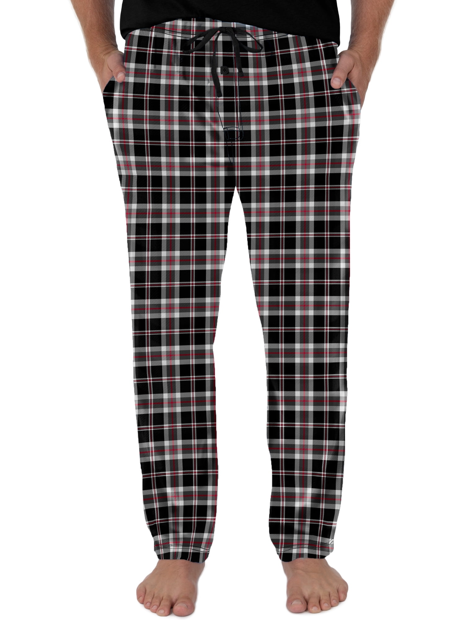 fruit of the loom men's fleece pajama pants