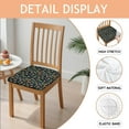thumbnail image 2 of Dark Blue Tractor Boat Car Pattern Seat Covers for Dining Room Chairs Set Of 4,Stretch Printed Washable Chair Seat Cover with Elastic Ties and Button,Removable Waterproof Couch Cushion Covers, 2 of 6