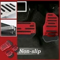 thumbnail image 3 of Consentbil Car Anti-Skid Foot Pedal, Car Non Slip Aluminum Alloy Pedal Pad, Accelerator Clutch Brake Pedals Cover Kit, No Drilling, Quick Installation, for Car and SUV, 3 of 7