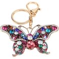 thumbnail image 2 of VEEKI Metal Butterfly Keychain Creative Keyring Pendant Sparkling Butterfly Keyring Car Key Pendant for Key Car Purse Handbag(Colorful)051001, 2 of 5