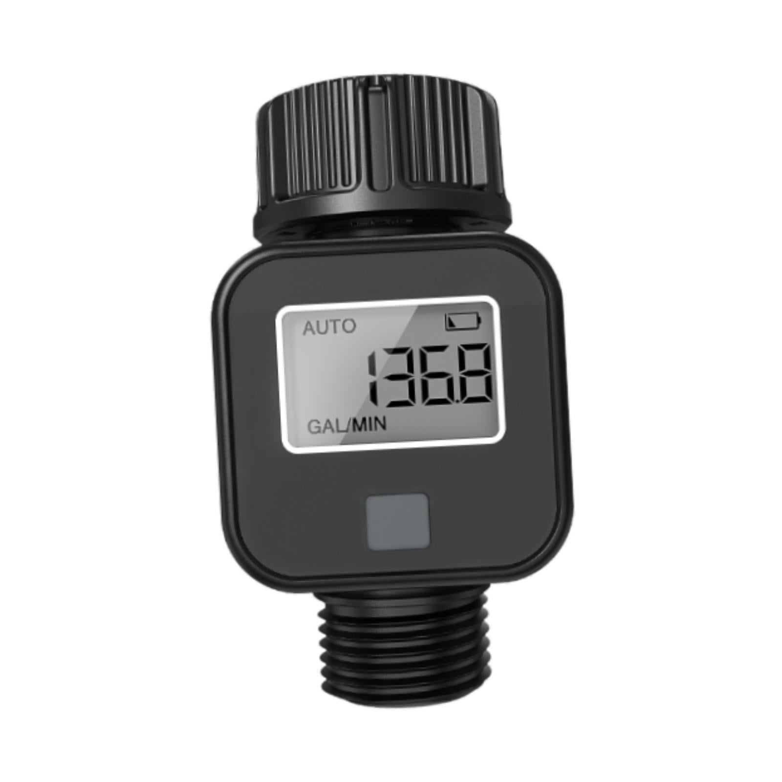 MAGIDEAL Water Flow Meter 0.5-8Bar CLEAR Screen for Drip Irrigation Lawn Sprinkler Yard