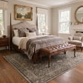 thumbnail image 2 of KUETH 8x10 Persian Area Rug for Living Room, Large Machine Washable Soft Low Pile Non Slip Backing Area Rug, FLORAL Rug for Bedroom Office, 2 of 5