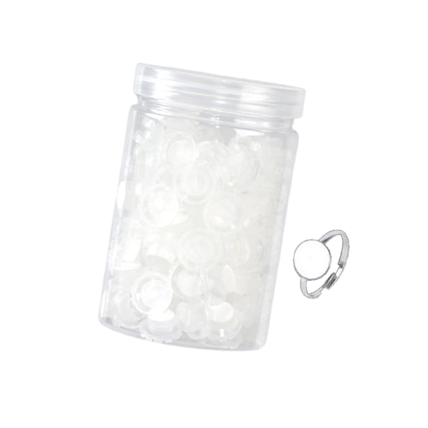 Copas de pegamento para pestañas, para práctica de cosmetología en escuelas de injerto de pestañas. Flor clara