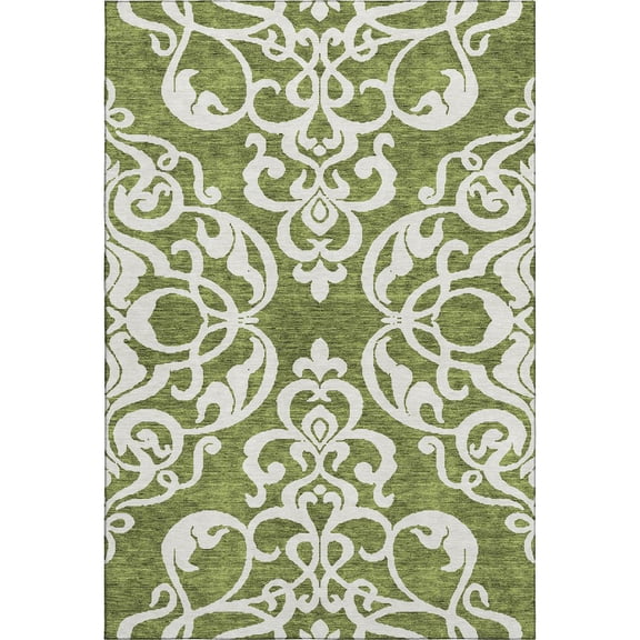 Dalyn Rugs Premium Machine Washable Mayfield AMF973 Green 2'6" x 3'10" Rug
