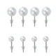 thumbnail image 1 of Paquete de 12 pares de pendientes de perlas geométricas para mujer, ligeros, con decoración de joyas, hipoalergénicos, de perlas sintéticas compuestas (blancos), 1 of 5