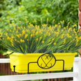 thumbnail image 5 of Artificial Plants Outdoor Fake Grass with Flowers UV Resistant Greenery Garden Porch Window Box Decorating (Purple), 5 of 5